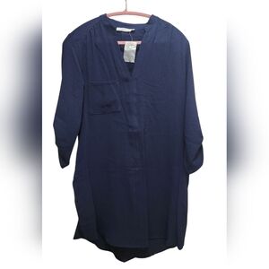 Lush Shirt dress/sz M/N̈WT/navy blue